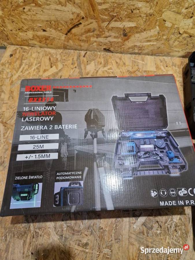 Poziomica laserowa 4D 16 linii 16 linii 4D laser Głogowa