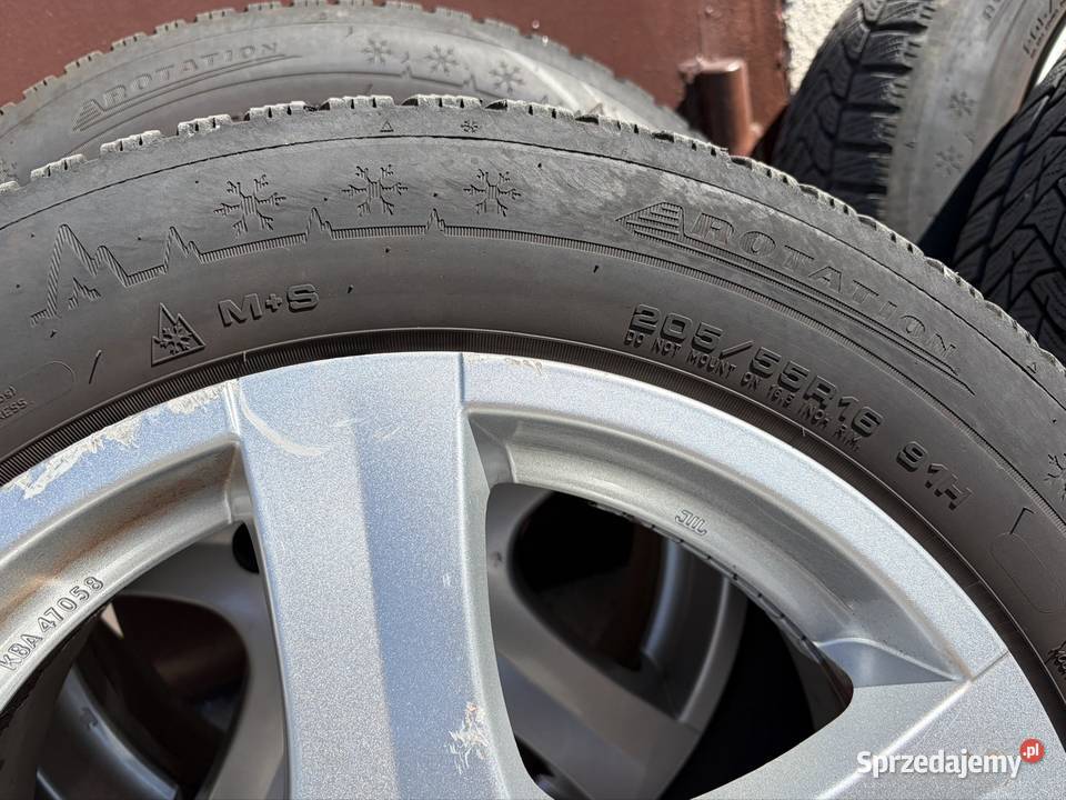 Koła Alufelgi z oponami zimowymi Dunlop 20555 Ostrowiec Świętokrzyski sprzedam