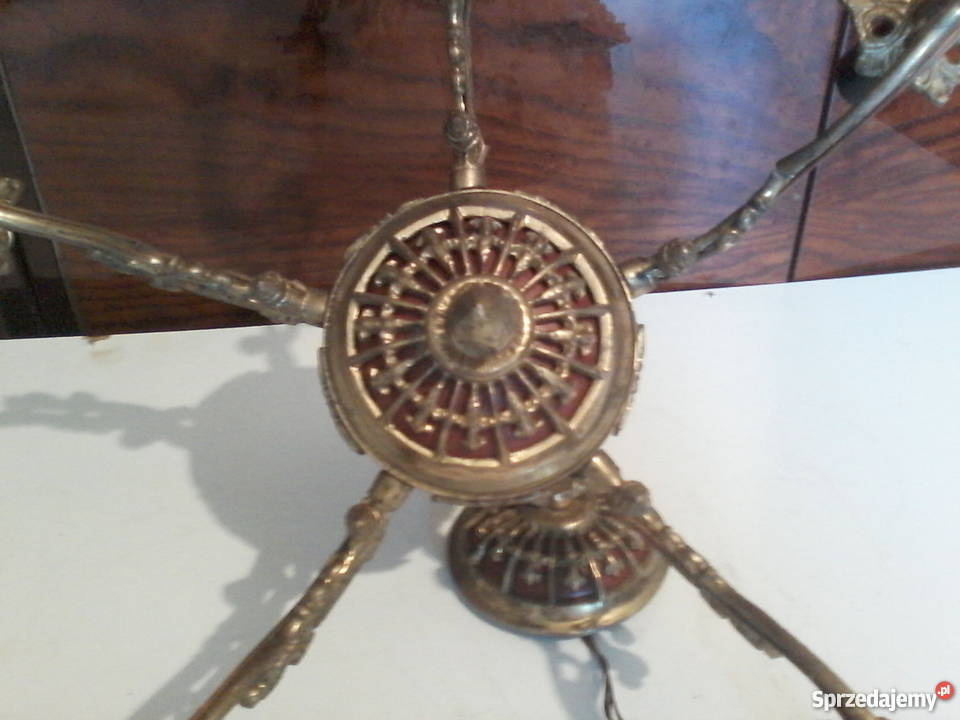 stare żyrandole mosiężne Dulcza Wielka