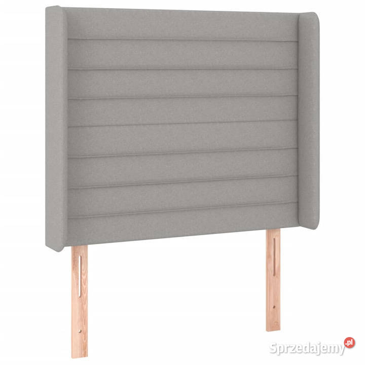 Zagłówek do łóżka z LED jasnoszary 93x16x118128 mazowieckie Warszawa