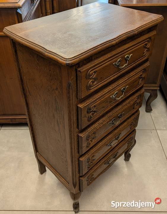 Dębowa szyfonierakomoda ludwikowskasklep Dąbrowa Dąbrowa Górnicza