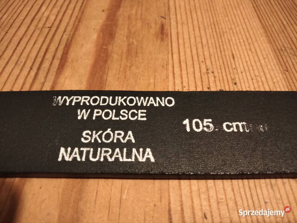 Pasek męski długość 112 szerokość 28 skóra Ostrów Wielkopolski