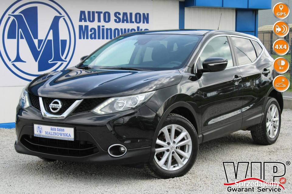 Nissan Qashqai 4x4 1.6 dCi 130KM Navi Xenon SzklanyDach PDC Wolne Ręce Kli…