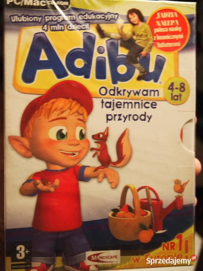 ADIBU gry edukacyjne nauka i zabawa PC CD x 3