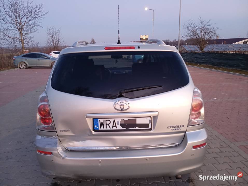 Toyota Corolla Verso II 18 VVTI LPG 7 miejsc czujnik parkowania Iłża