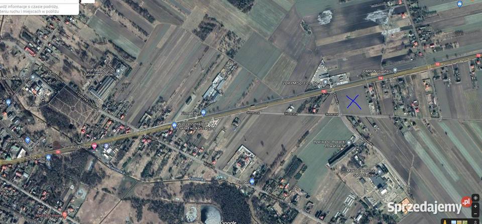 Działka Inwestycyjna Zwoleń trasa DK12