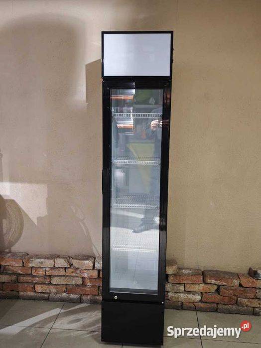 Witryna chłodnicza SLIM 155L 39 LED wąska Gastronomia