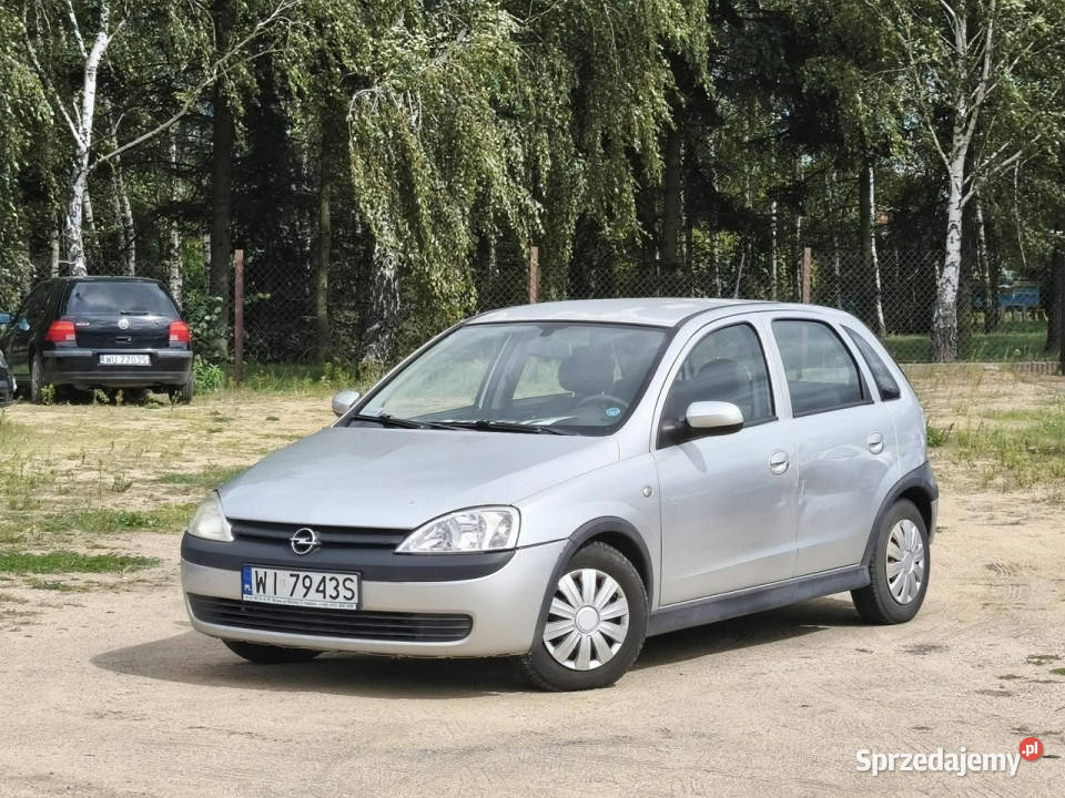 Opel Corsa 2003r 12 Benzyna 5 Drzwi Klimatyzacja VAT marża