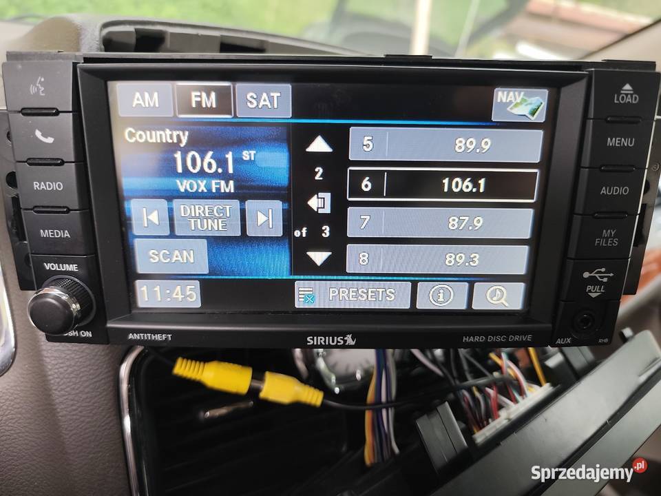 Radio Chrysler Town and Country 2015r Lubartów sprzedam