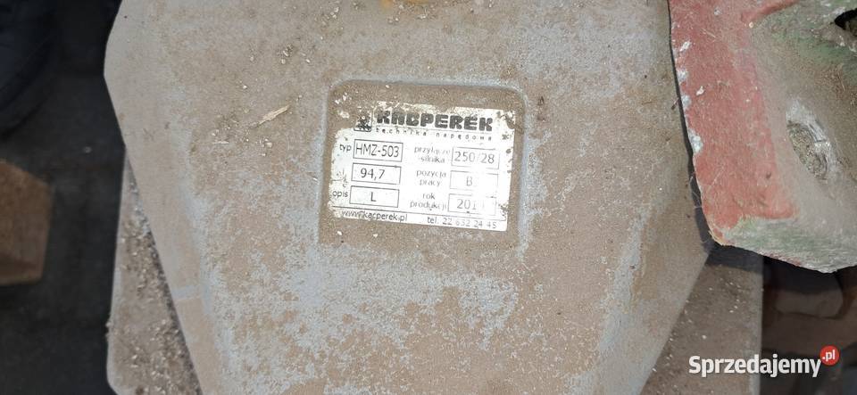Motoreduktor 3kw firmy Kacperek HMZ503 Opoczno