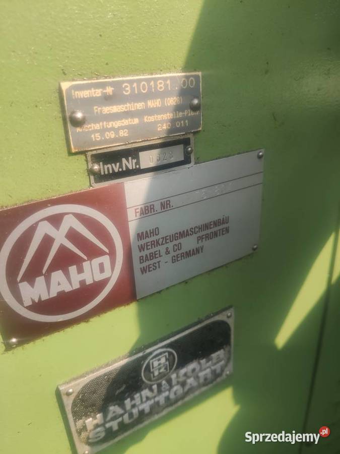 Frezarka Cnc Maho 700 Avia Fnc 25 fnf 50 Deckel Produkcja Grzechynia