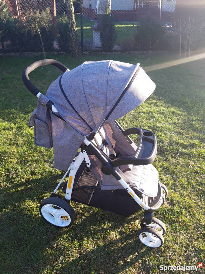 Spacerówka wózek Lionelo Elise Grey 9kg Pakość