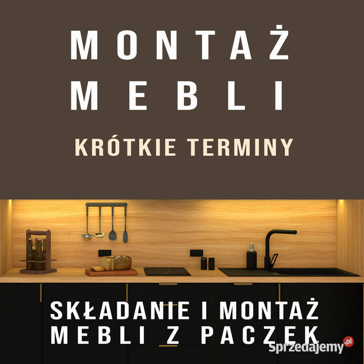 Montaż składanie mebli z paczki meble na wymiar zachodniopomorskie Koszalin