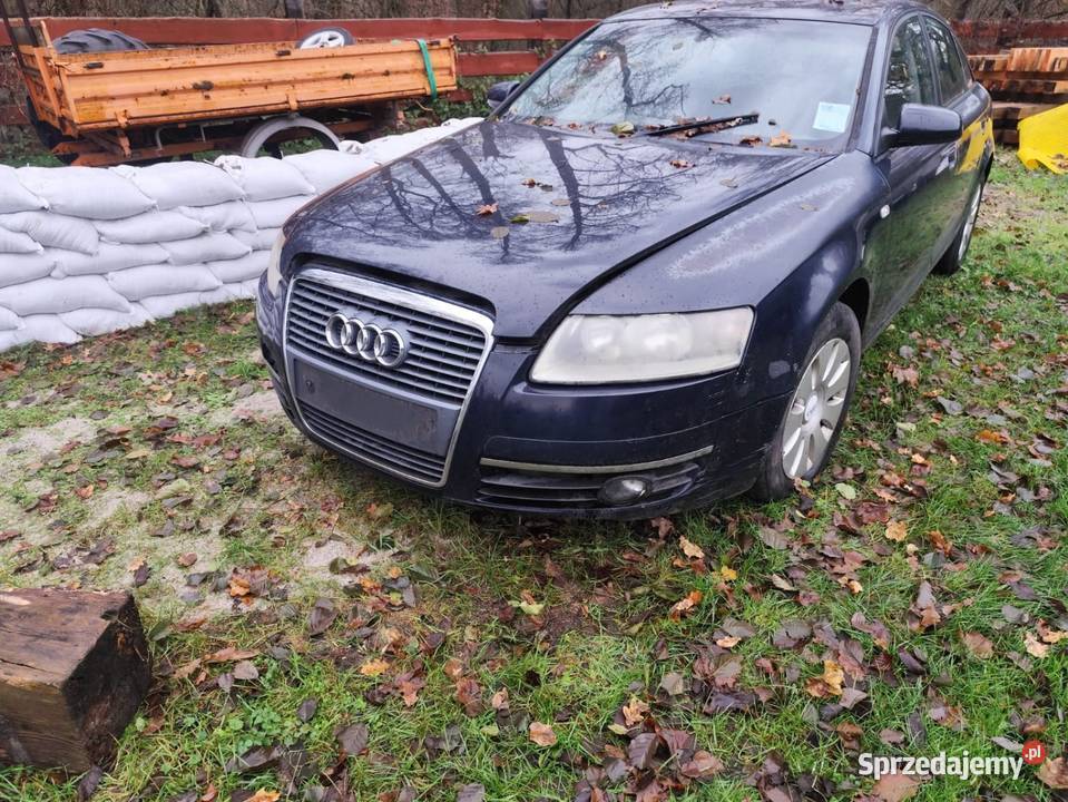 Audi A6 C6 20 diesel Anglik całość na części uszkodzony Krosno Odrzańskie