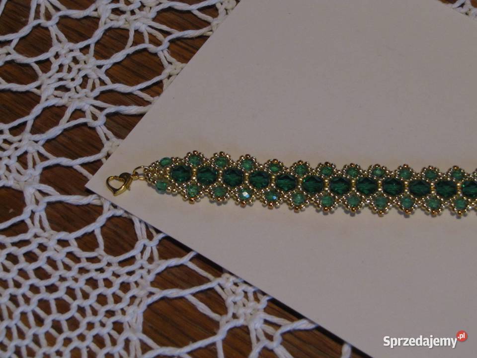 Bransoletka koralikowa rękodzieło Pruchnik