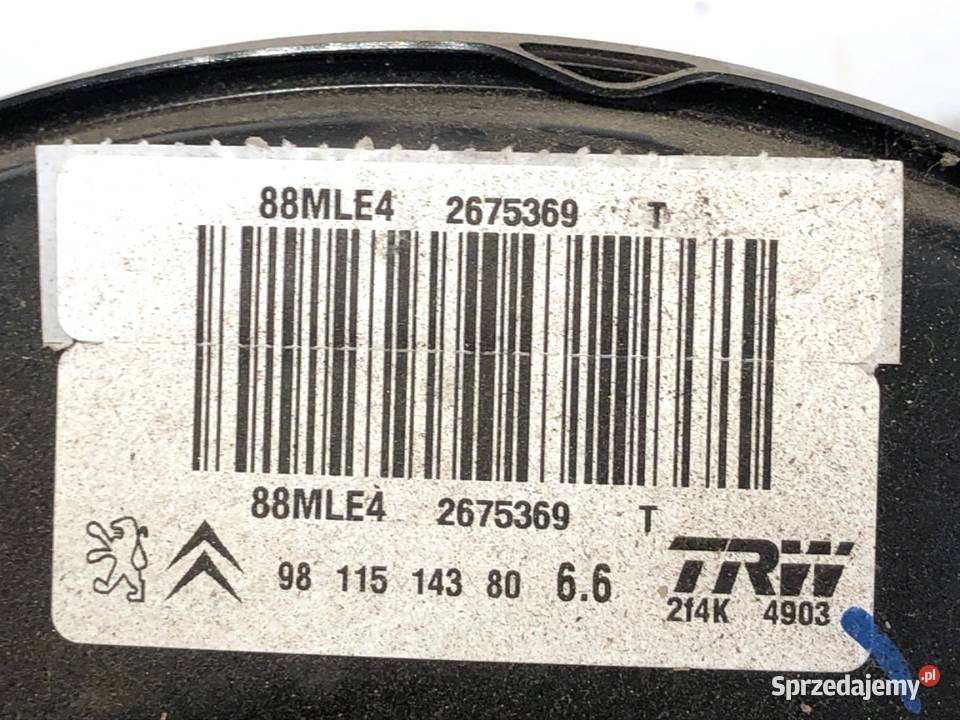 SERWO HAMULCOWE CITROEN C3 III 9811514380 Wspomaganie hamulca