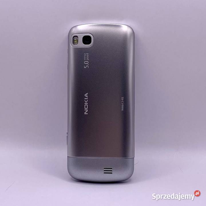 Telefonsmartfon Nokia C301 Touch and Type silver Warszawa