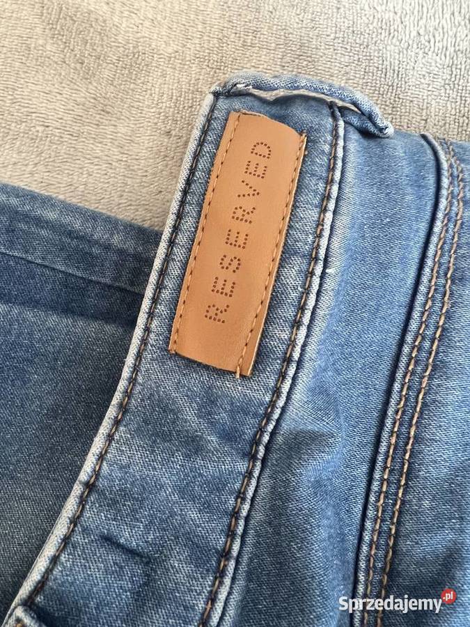 Jeansy skinny spodnie jeansowe rurki granatowe Rozmiar 158 Jasło