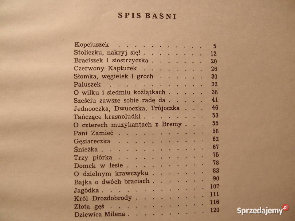 Baśnie Grimm Książka z bajkami dzieci łódzkie Łódź