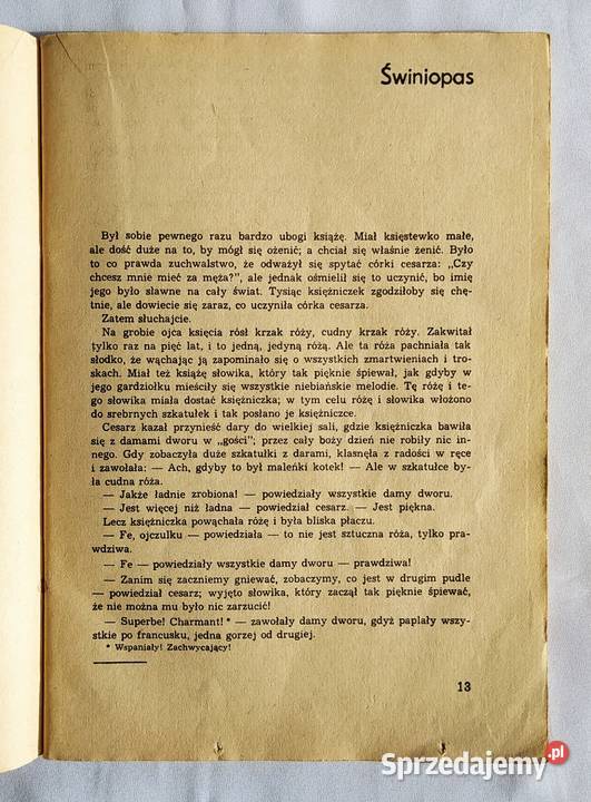 CALINECZKA i inne baśnie J Ch Andersen Hajnówka