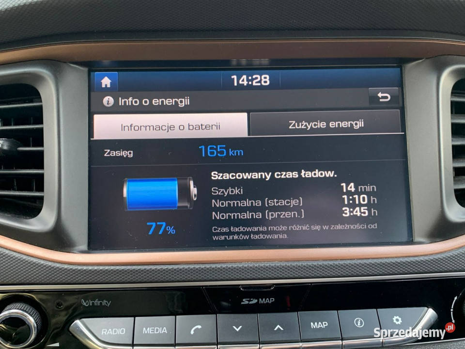 Hyundai IONIQ Elektryk 120 Automat LED Navi Hatchback IONIQ wielkopolskie Baranowo
