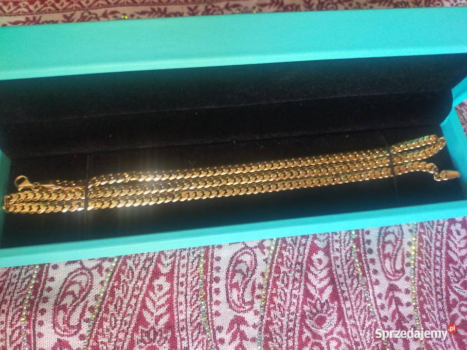 Łańcuszek złoto 18k próba 750 63 5054g Poznań