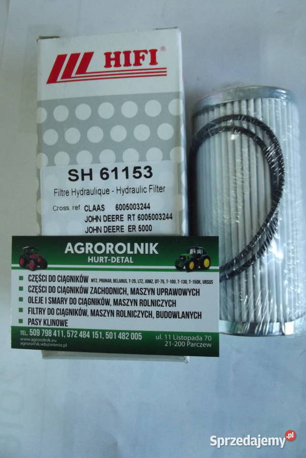 Filtr hydrauliczny SH 61153 CLAASRENAULTJOHN Parczew