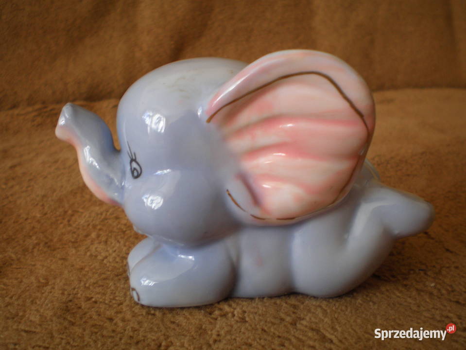 Sprzedam figurkę ceramiczną mały słoń sprzedam