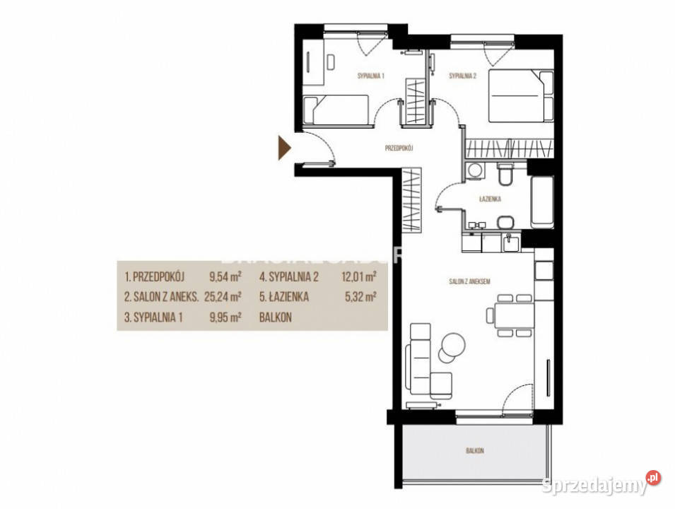 Mieszkanie Kraków 6206m2 62.06m2 małopolskie sprzedam