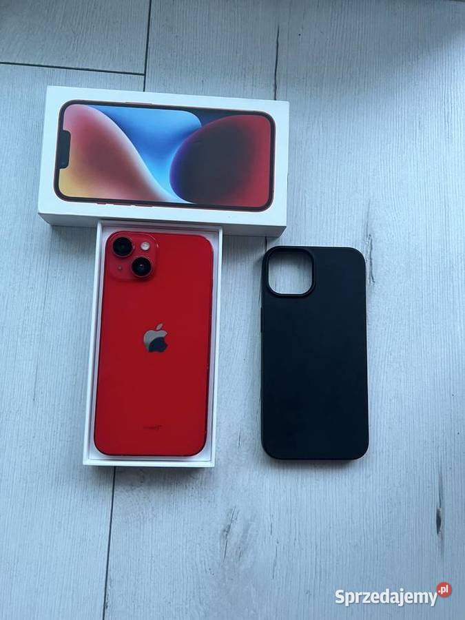 iPhone 14 128GB RED Stan Igła 100 Sprawny Apple / iPhone Telefony komórkowe Rzeszów