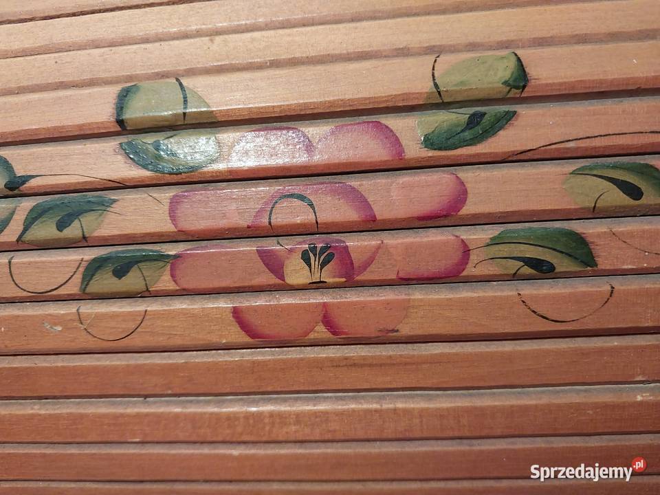 Chlebak lata 60 recznie zdobiony Częstochowa