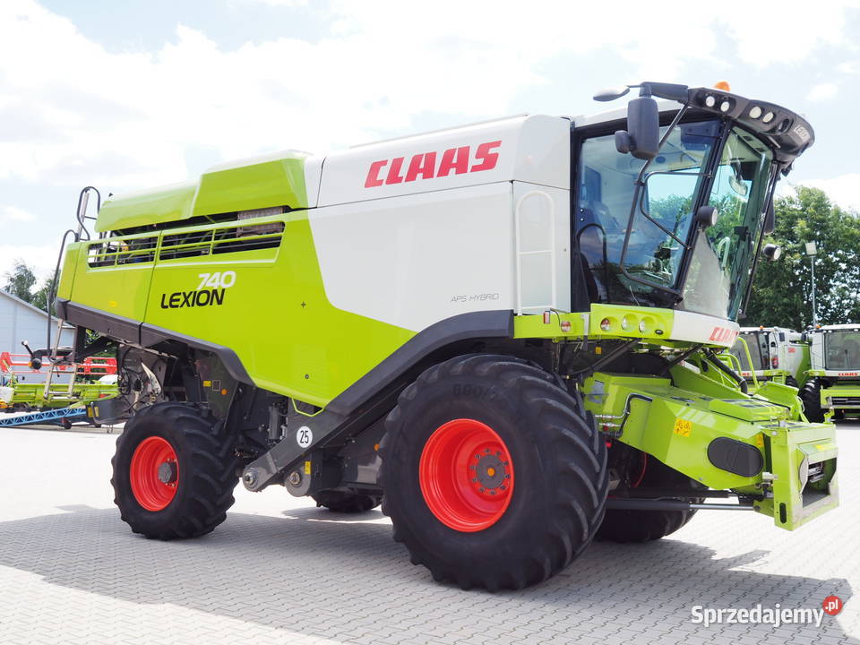 Claas Lexion 740 4x4 V680 V77 Kombajn zbożowy wielkopolskie