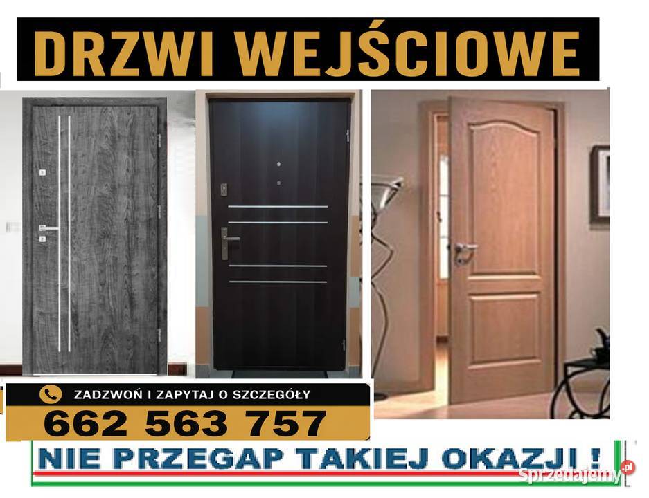 Drzwi wejściowe zewnętrzne do mieszkania w bloku Lublin
