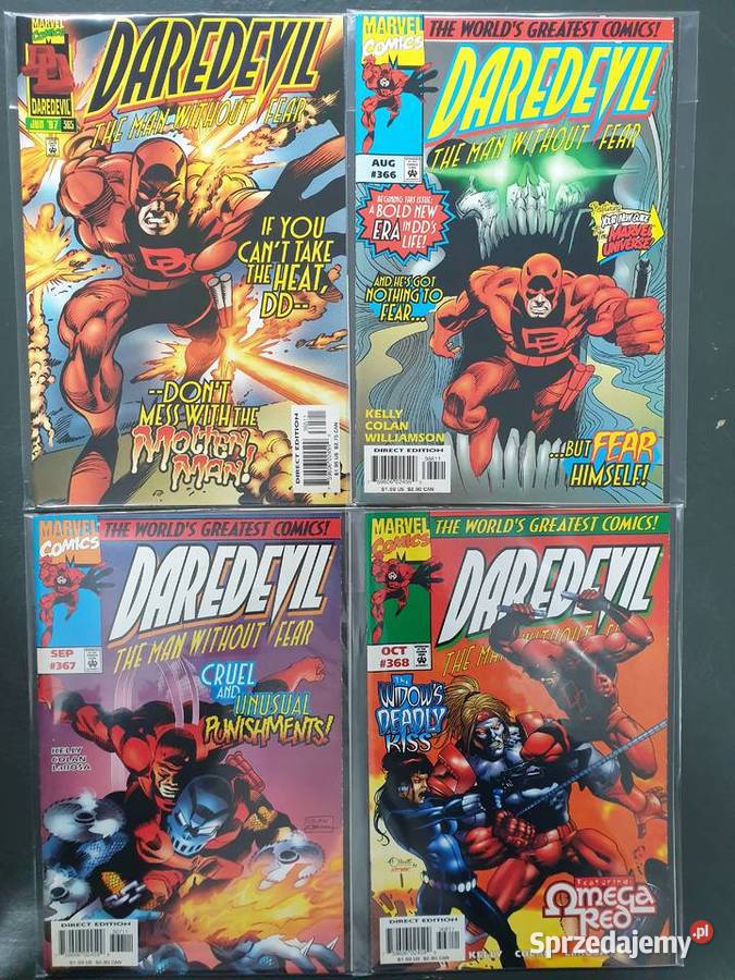 Daredevil kolekcja 27 oryginalnych komiksów pomorskie