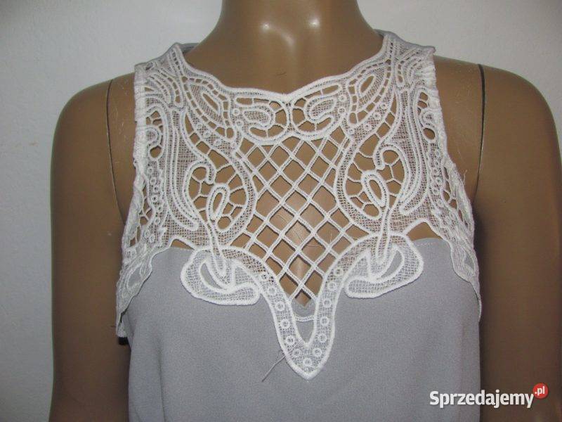 sukienka szara PINK BOUTIQUE 12 L 40 rykbka Spódnice i sukienki Zamość