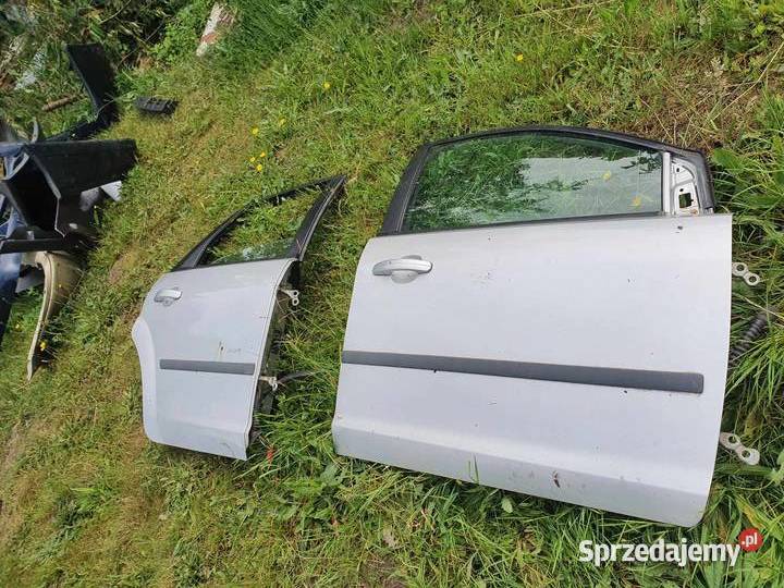 Drzwi prawe przód tył Ford Focus mk2 srebrne Drzwi Kraków