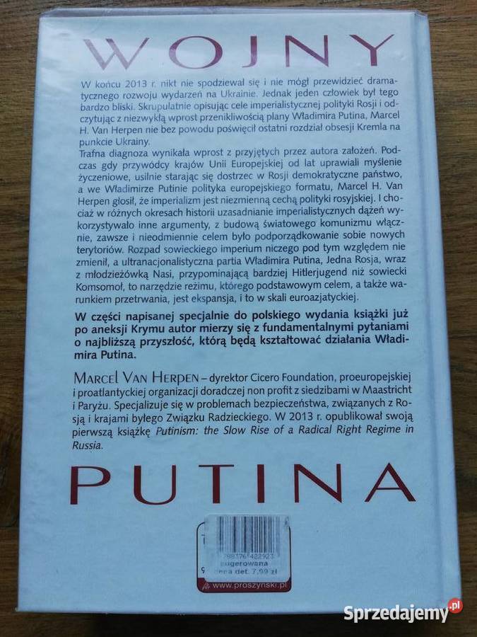Wojny Putina Czeczenia Gruzja Ukraina 2014 Książki i Podręczniki małopolskie Kraków