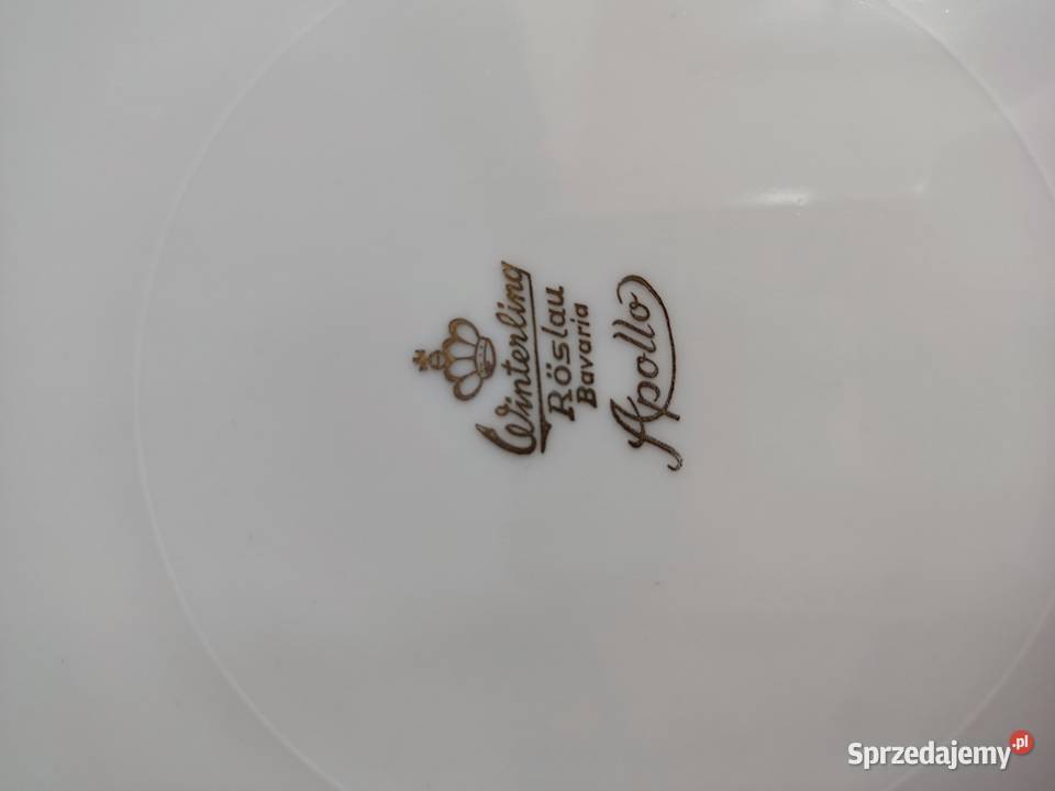 Talerz porcelanowy Winterling Rslau Bavaria Porcelana i szkło Głuchołazy