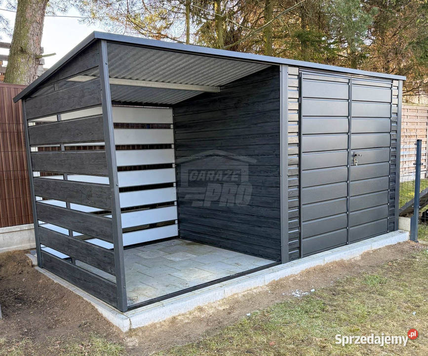 Schowek domek ogrodowy 25x2 m wiata 2x2m brama małopolskie Zakopane