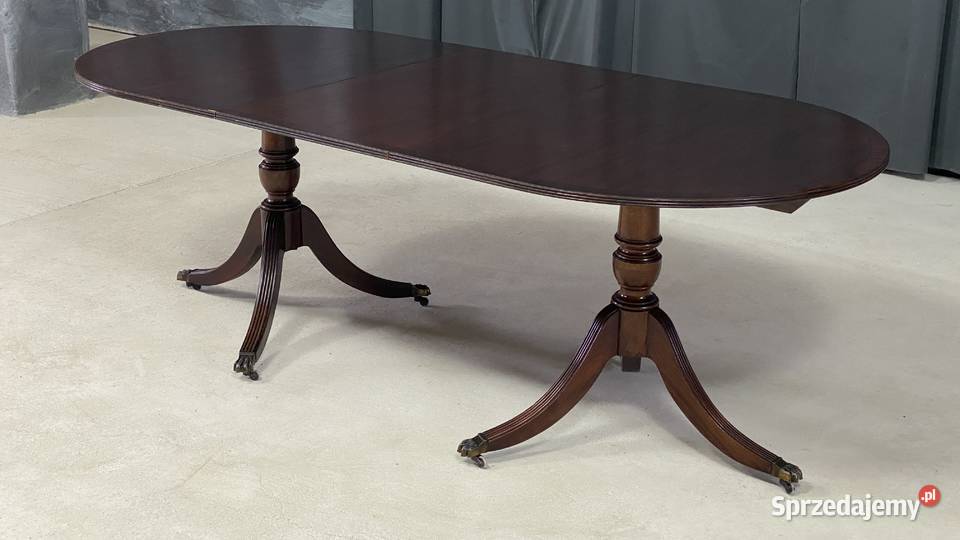 Stół mahoniowy rozkładany klasyczny antyk