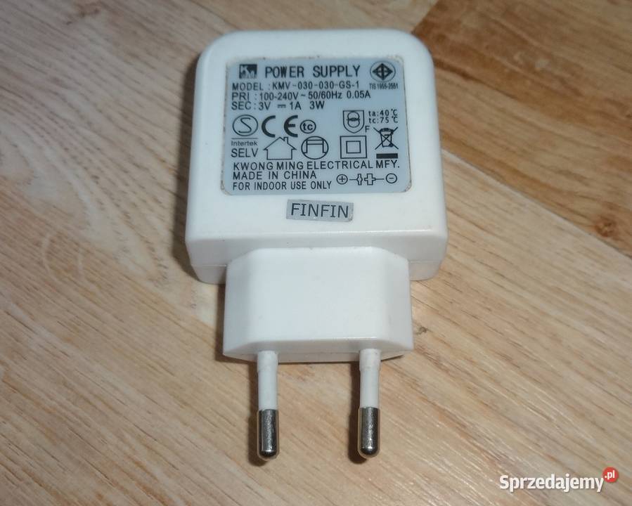 Zasilacz 3v 1A KMV030030GS1 zachodniopomorskie Szczecin