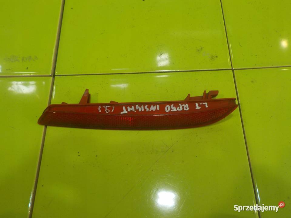 HONDA INSIGHT II 13 B 12r 5D odblask zderzaka mazowieckie Suków