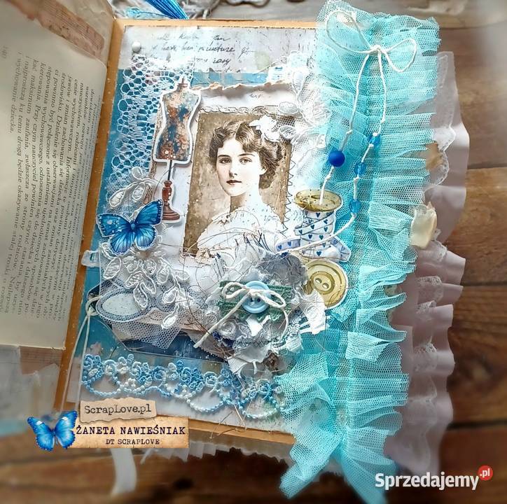 Album Shabby Chic prezent pamiętnik scrapbook Mszana Dolna