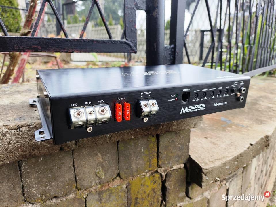 Wzmacniacz samochodowy 1 kanał monoblok Audio Niegowonice