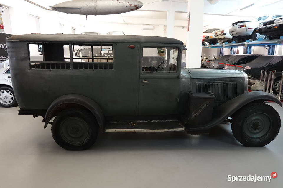 Citron C6F półciężarówka 1930 oryginał z piecem sprzedam