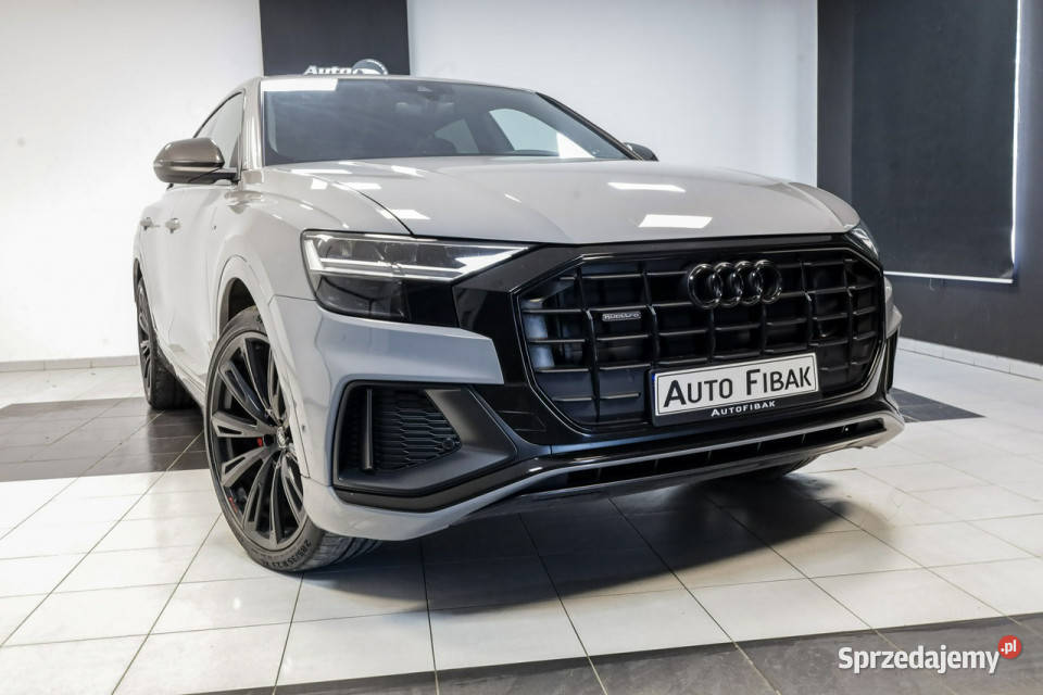 Audi Q8 50TDIQuattroPneumatykaSlinePakiet karbon światła przeciwmgielne łódzkie Konstantynów Łódzki sprzedam