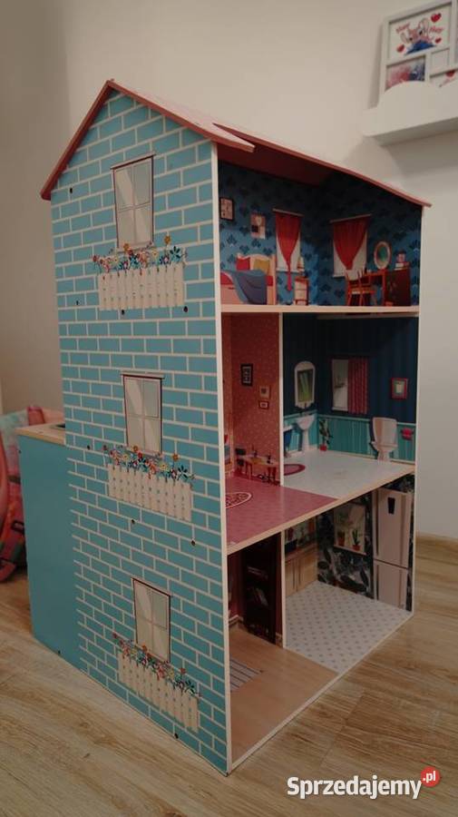 Drewniany domek do zabawy kuchnia 2w1 idealny mazowieckie