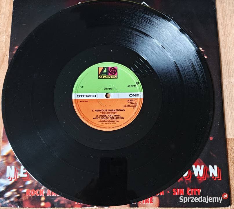 ACDC Nervous Shakedown 12 Maxi UK VG 1 płyta Kraków