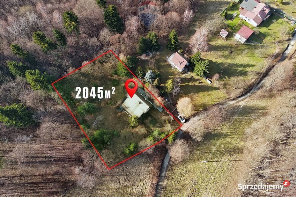 Dom lesie 1858 m działki Bielsko Bielsko-Biała