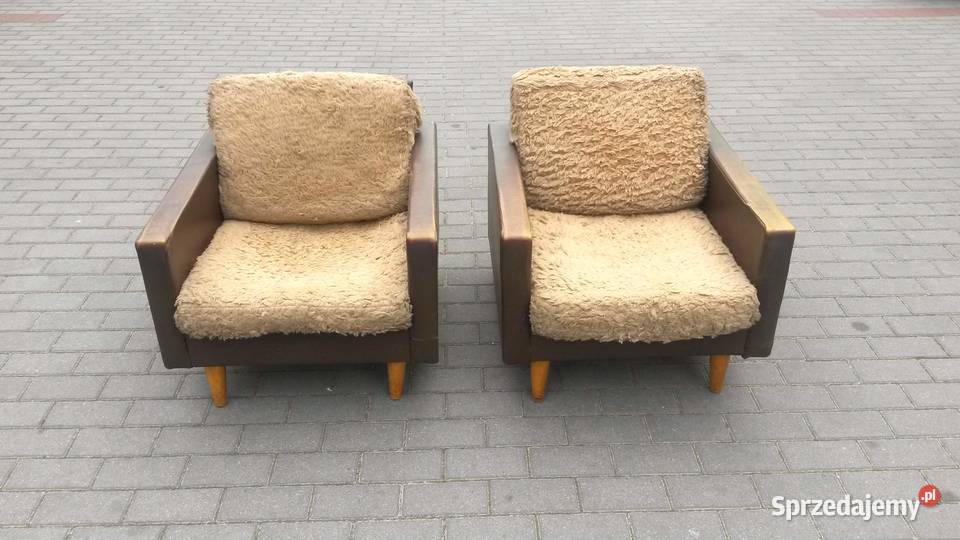 Fotel PRL kostka Cube kwadraciak design lata 60 Gdynia sprzedam